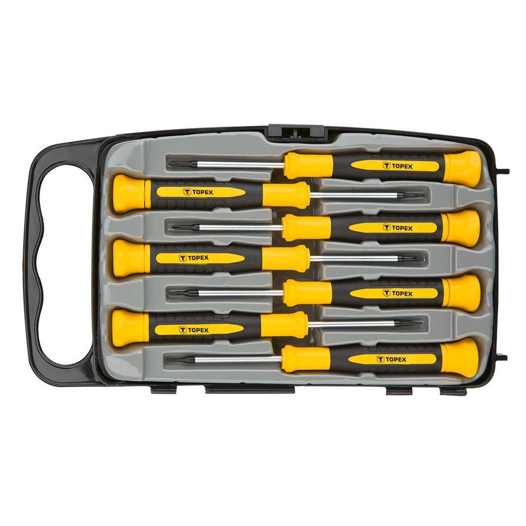 Set giraviti di precisione 7 cacciaviti assortiti TOPEX 39D558