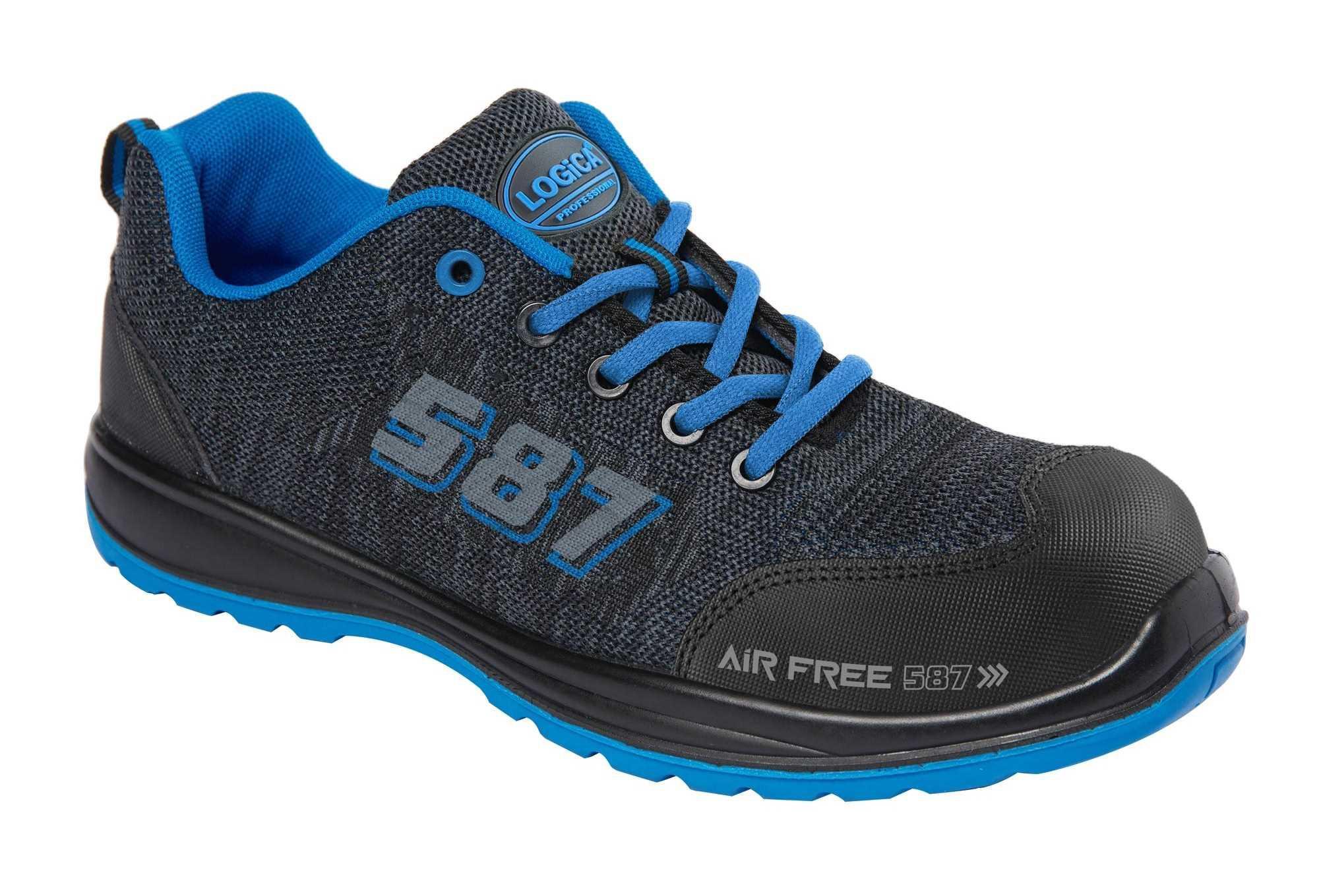 Chaussures basses de sécurité taille 44 tissu gris/bleu S1P SRC Logica SINGAPORE-44  