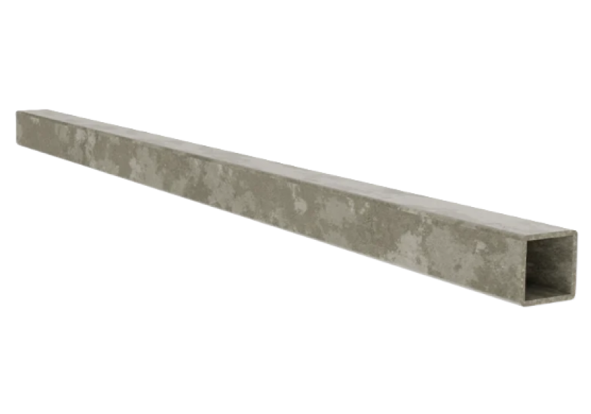 Profilo in acciaio zincato per lamiera grecata altezza greca 65 mm sezione omega Contact Italia PRG2525Z-65