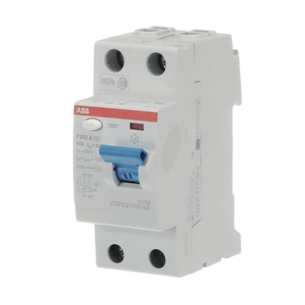 Interruptor diferencial puro F202 A-40A 30MA 2P Abb F427826
