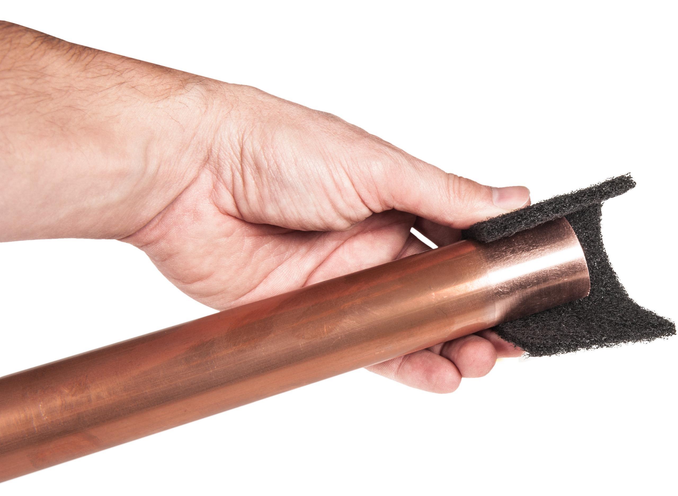 Fibra abrasiva priva di metalli per pulizia tubi in rame 10 pezzi Rems 160300 R