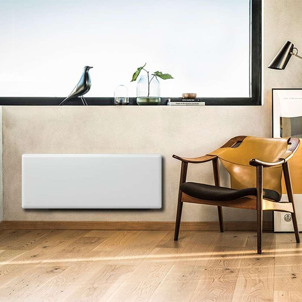 Radiador eléctrico 1500W para habitaciones de hasta 30 m² con termostato digital NCU-2Te IP24 NOBO E82440015 Radiador eléctrico 1500W para habitaciones de hasta 30 m² con termostato digital NCU-2Te IP24 NOBO E82440015