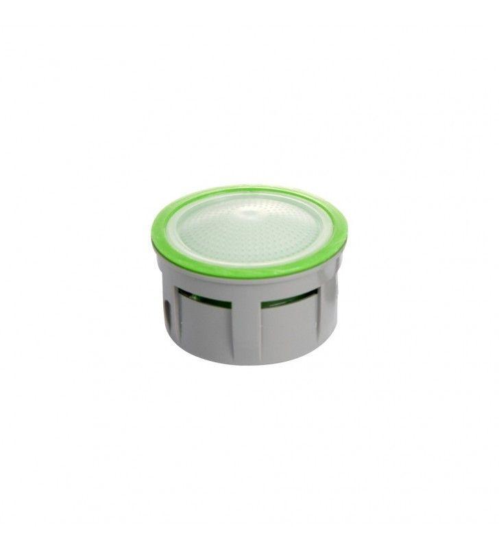 Cartuccia di ricambio per rompigetto aeratore rubinetto, IDROBRIC, Aeroflux F con limitatore a 8 lt
