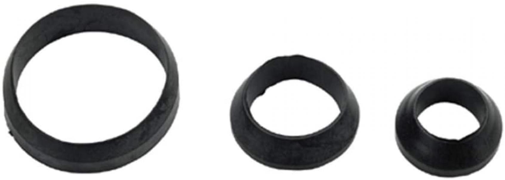 KIT di guarnizioni coniche per canotti IDROBRIC, misure 3/8 - 1/2 - 3/4 - 1 pollice
