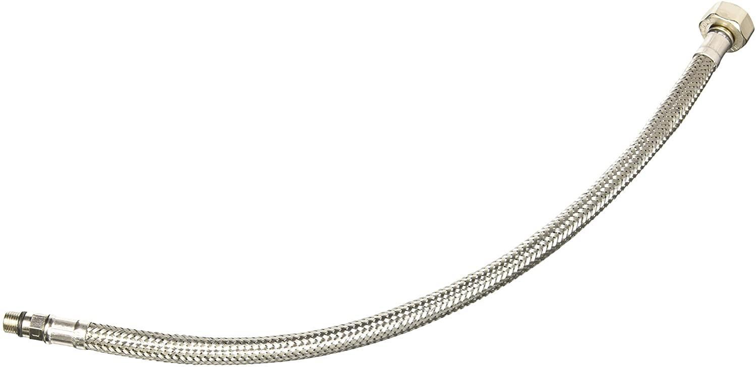 Attacchino flessibile IDROBRIC in acciaio inox per mix cm 40, 1/2F M10x1