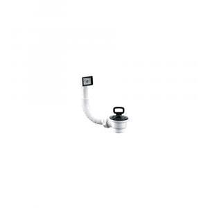 Piletta con troppo pieno idrobric per lavello cucina in acciaio inox, idb sacsif0029in