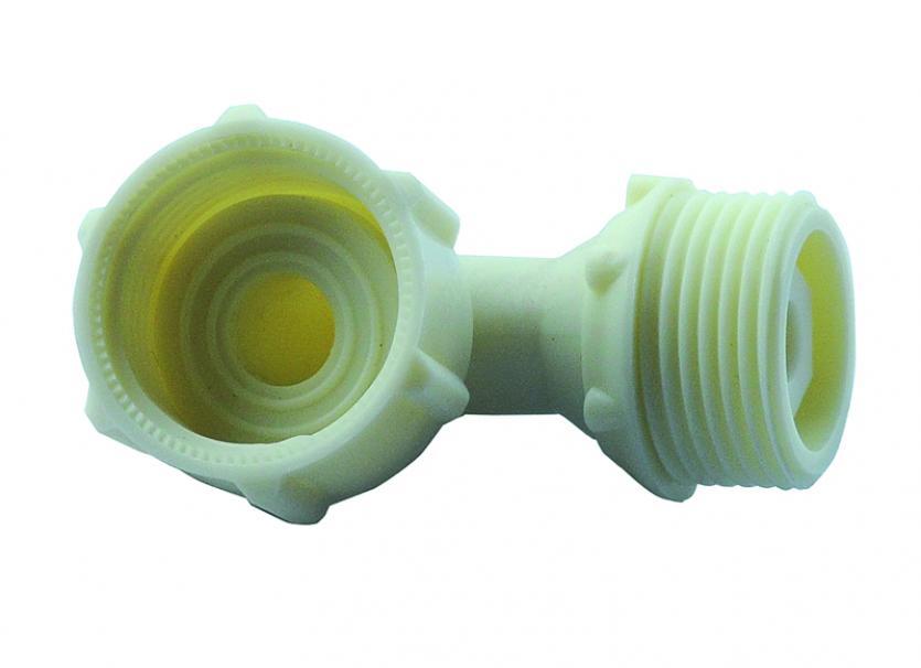 Raccordo a pipa per carico lavatrice o lavastoviglie IDROBRIC, in plastica, 3/4 pollice