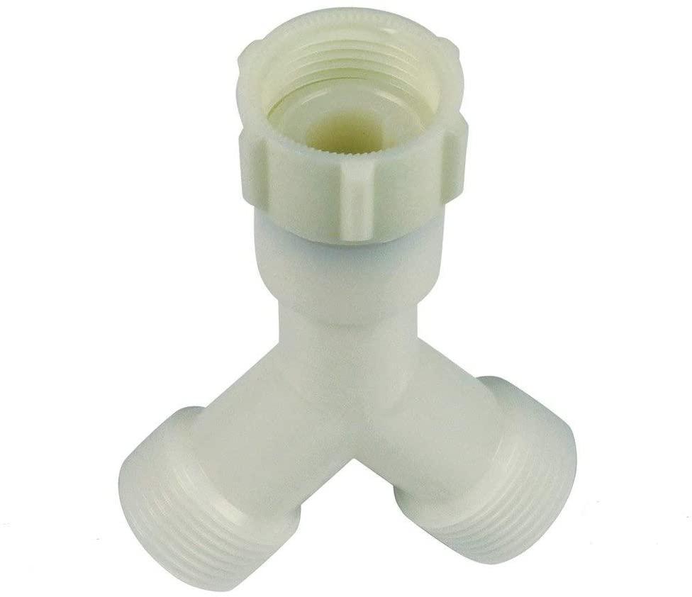 Presa raccordo a Y carico acqua lavatrice o lavastoviglie IDROBRIC, da 3/4 pollice, in plastica