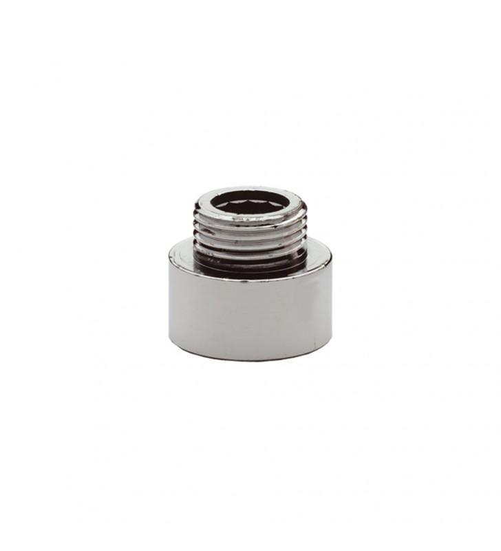 Prolunga femmina maschio con riduzione IDROBRIC in ottone cromato, 1/2 in x 3/4 in, SMK-N0333 B