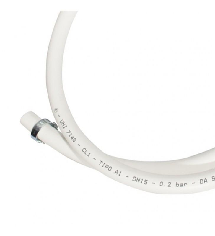 Tubo per gas metano IDROBRIC, 150 cm, diametro 13 mm, con fascette