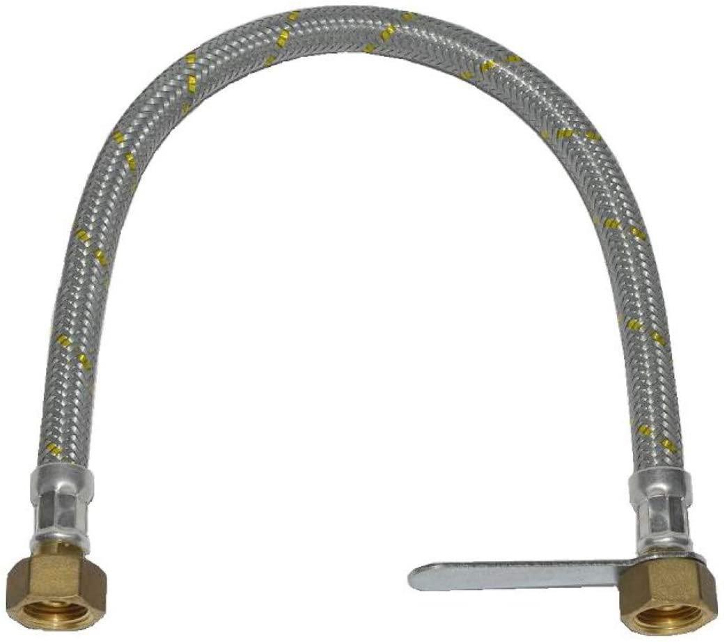 Manichetta con leva per gas liquido GPL IDROBRIC, 1/2FF, 50 cm