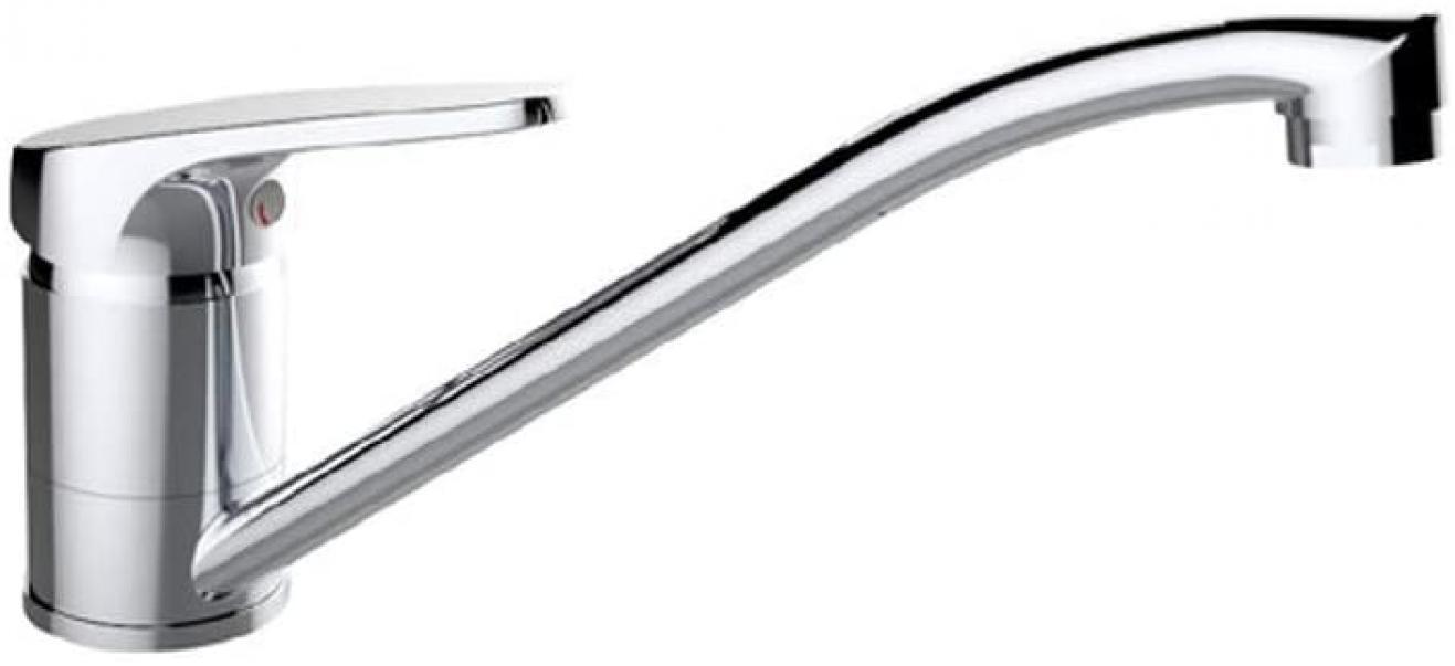 Rubinetto miscelatore lavello IDROBRIC SERIE MIA, con bocca girevole, cromato