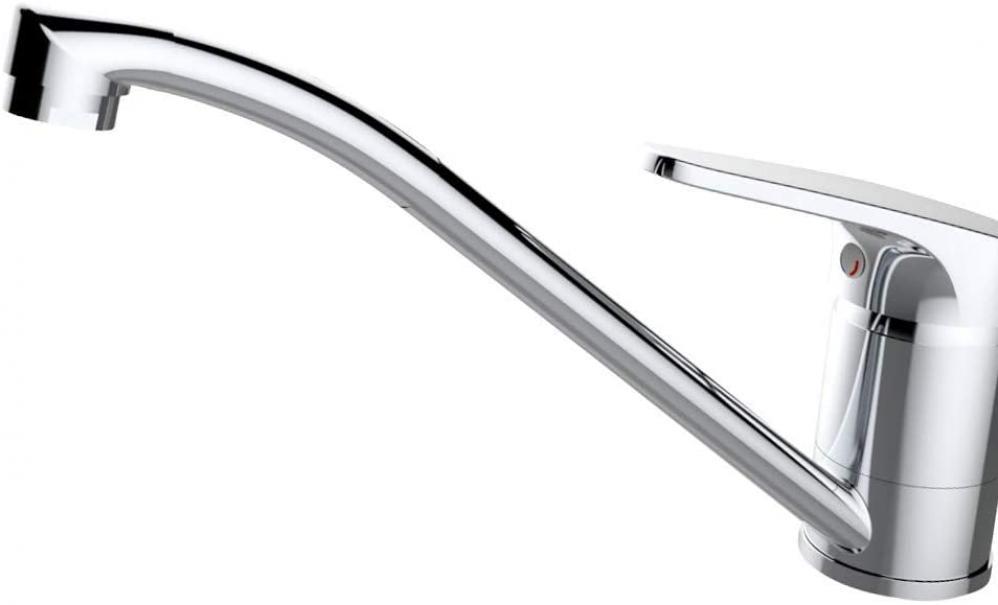 Rubinetto miscelatore lavello IDROBRIC SERIE MIA, con bocca girevole, cromato
