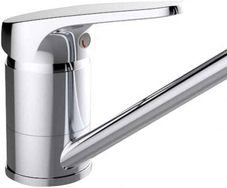Rubinetto miscelatore lavello IDROBRIC SERIE MIA, con bocca girevole, cromato