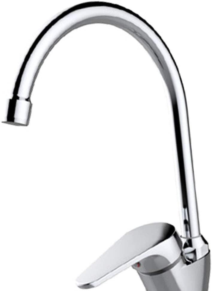 Rubinetto miscelatore lavello IDROBRIC SERIE MIA, a bocca alta, cromato