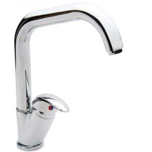Rubinetto miscelatore lavello idrobric serie trendy a bocca alta, idb j79720