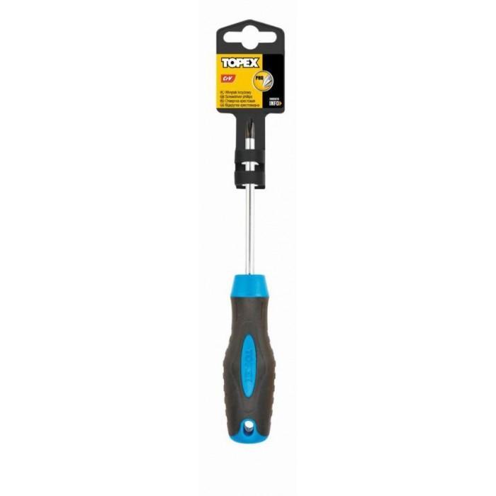 Cacciavite a croce TOPEX punta Phillips PH1 x 100 mm