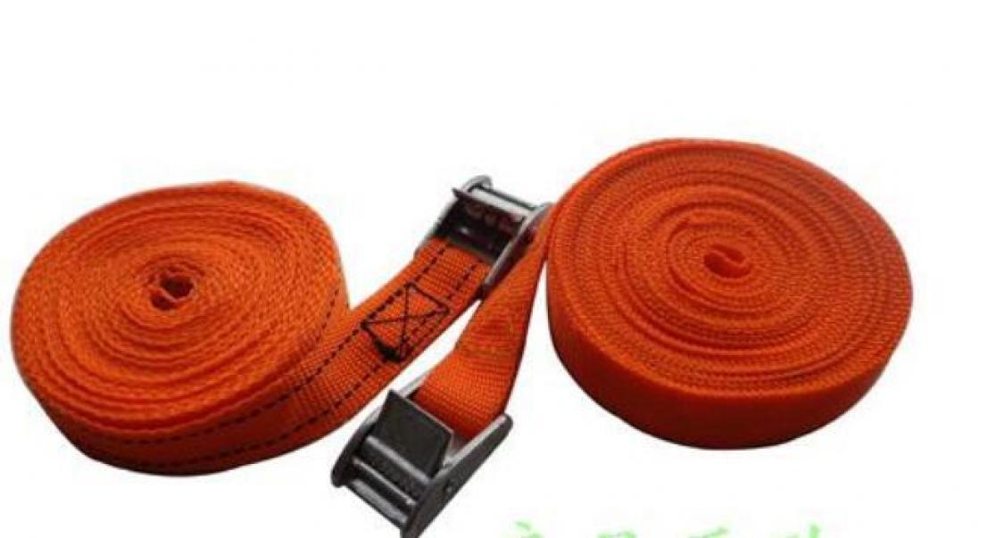Set di 2 cinghie per fissaggio carico TOPEX 2,5 m x 25 mm