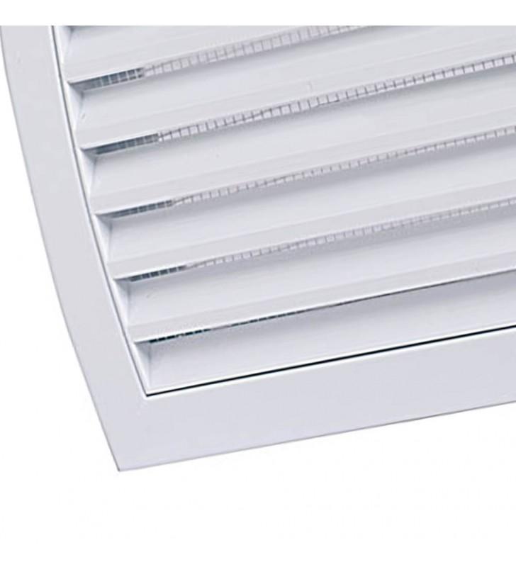 Griglia di aerazione quadrata IDROBRIC in plastica, 150 x 150 mm, con viti di fissaggio