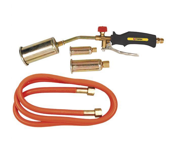 Kit per cannello TOPEX bruciatore a gas per guaina 19,5 kW, 3 bruciatori