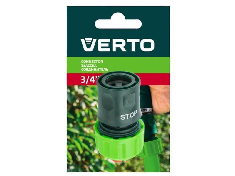 Raccordo rapido acqua stop VERTO diametro 3/4