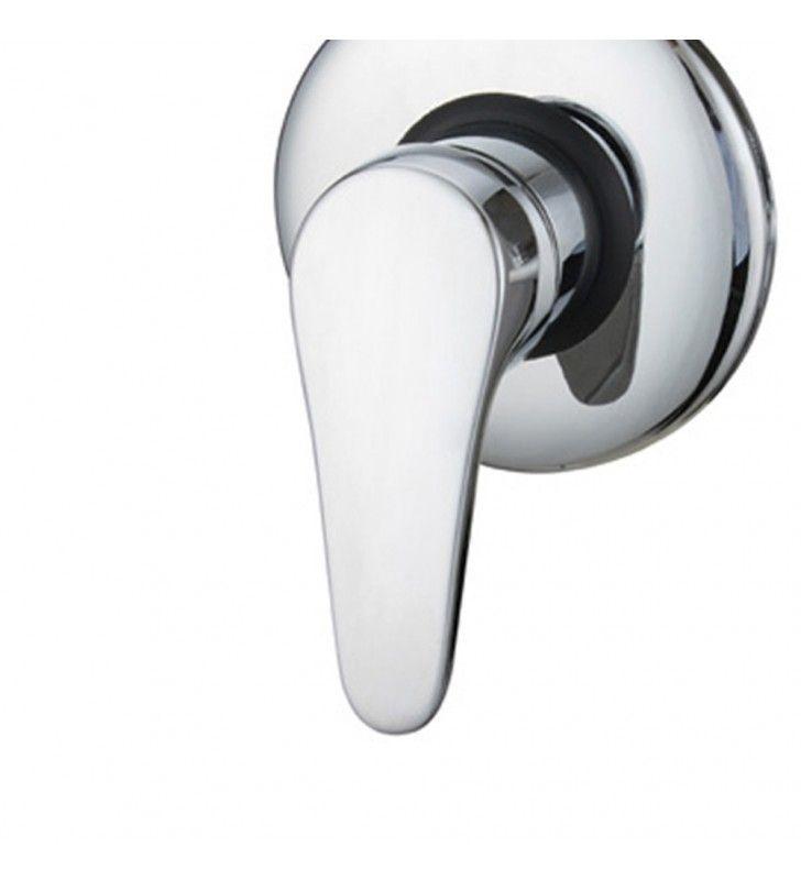 Rubinetto miscelatore da incasso per doccia IDROBRIC SERIE MIA, cromato, diametro 40 mm