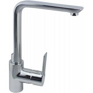 Rubinetto miscelatore a bocca alta per lavello idrobric glamor, idb scarub0334cr