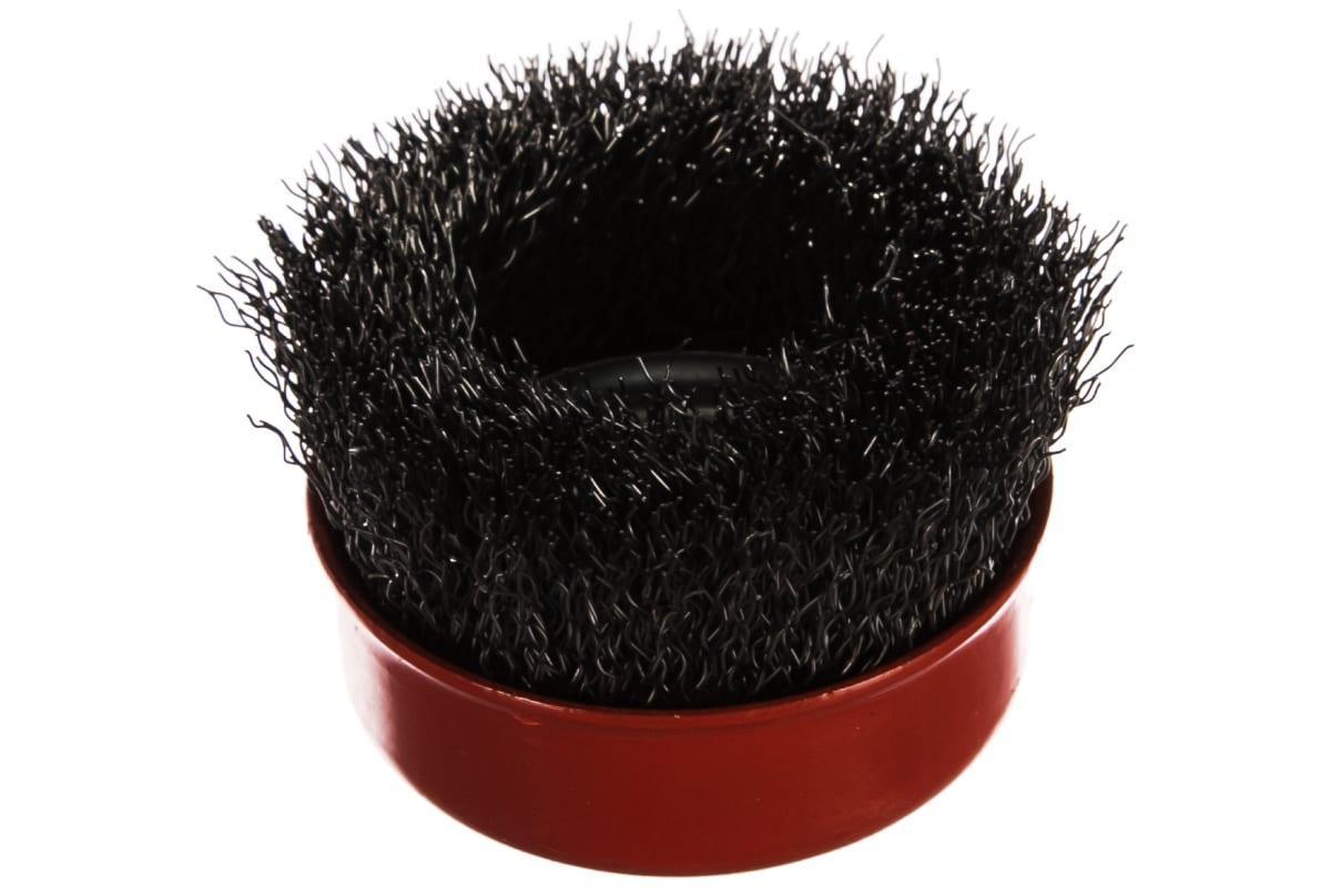 Spazzola metallica a tazza per smerigliatrice angolare VERTO, 75 mm x M14