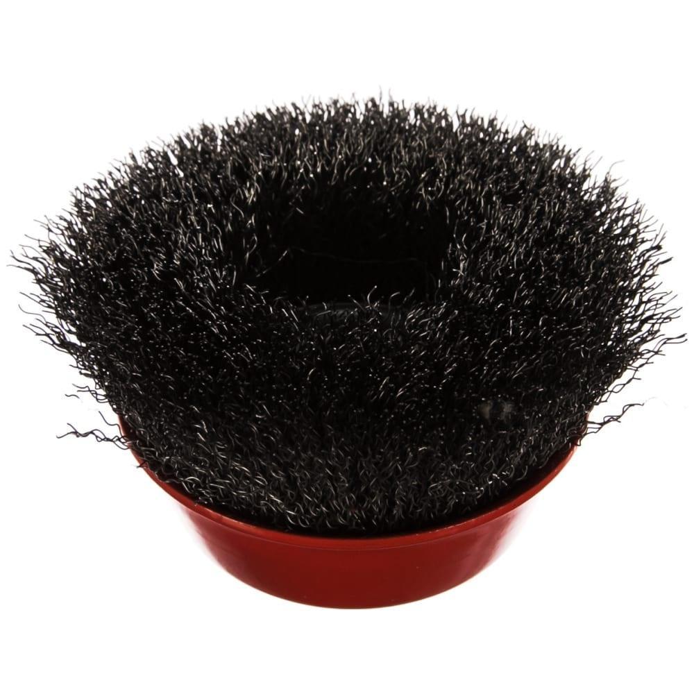 Spazzola metallica a tazza per smerigliatrice angolare VERTO, 100 mm x M14