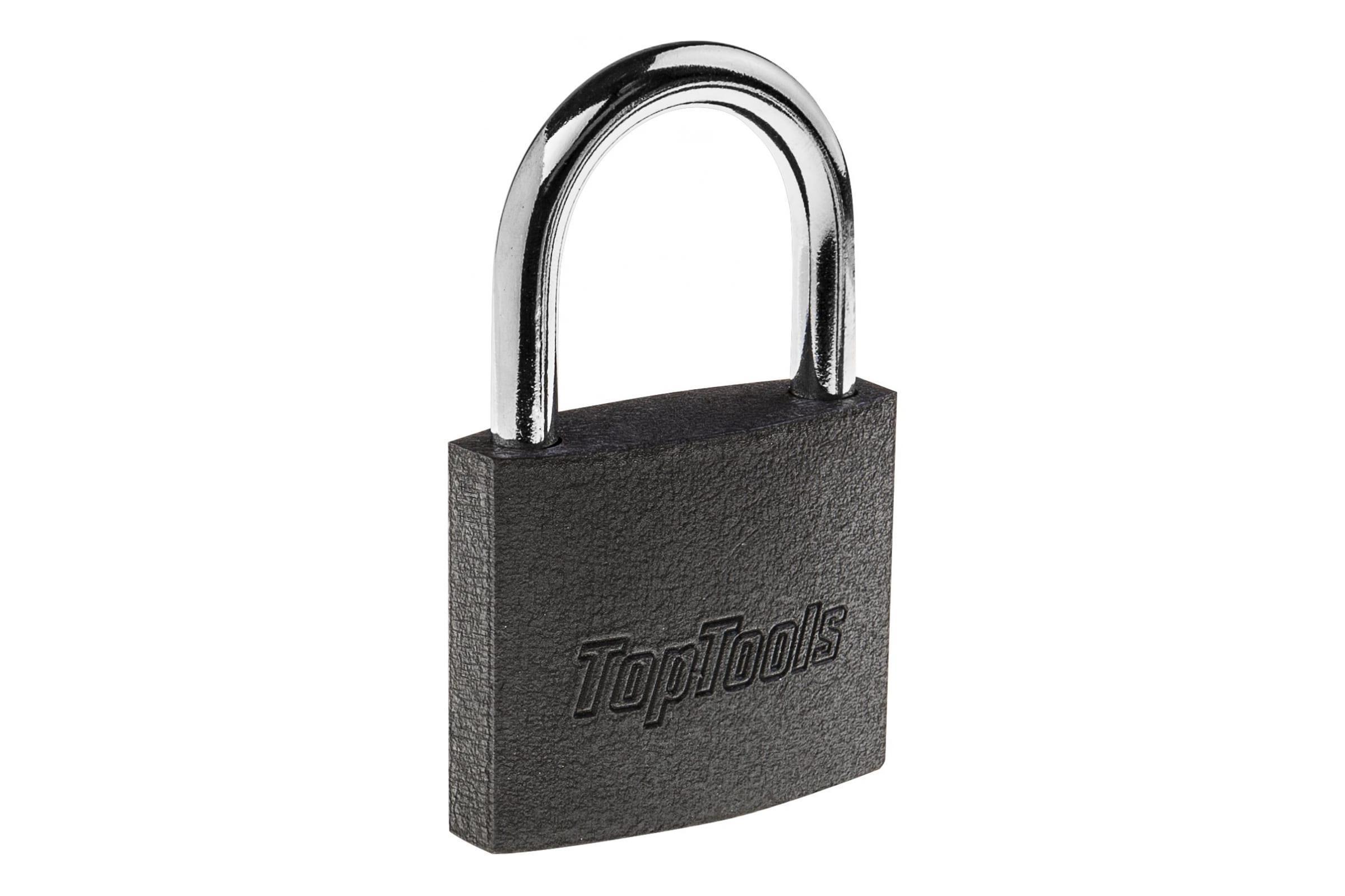 Lucchetto ad arco in ferro TOP TOOLS, 60mm, 2 chiavi