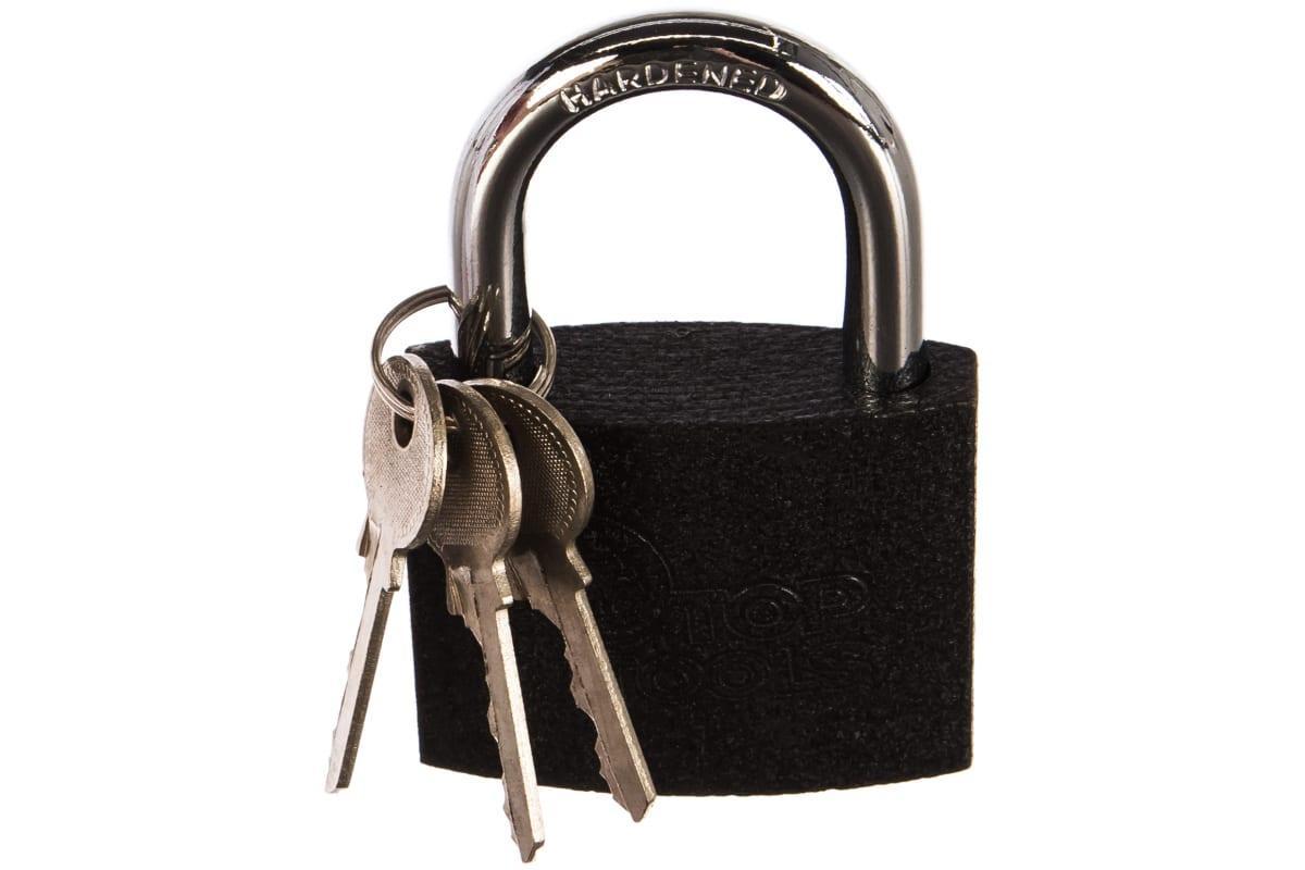 Lucchetto ad arco in ferro TOP TOOLS, 60mm, 2 chiavi