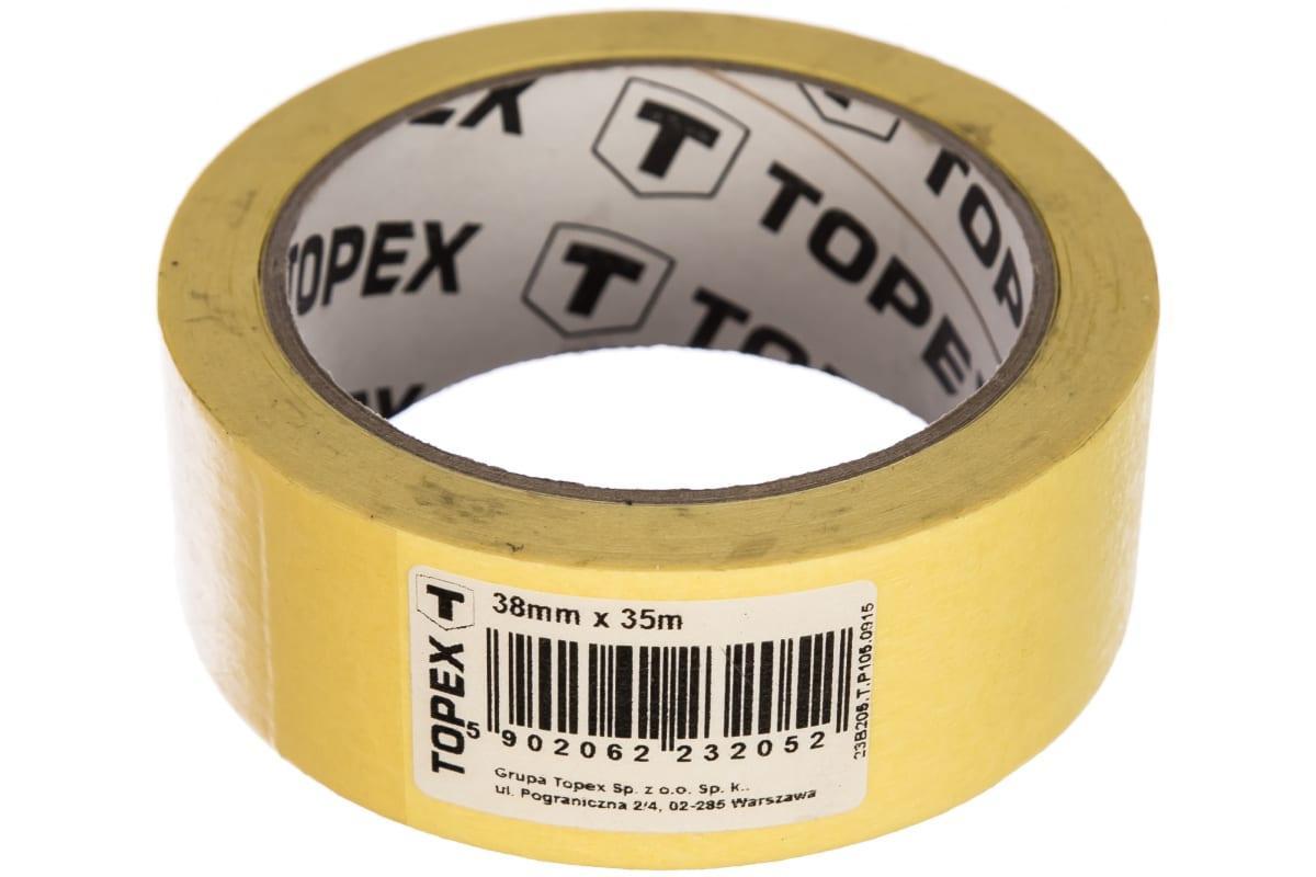 Nastro in carta per mascheratura TOPEX, 38mm x 35 m, giallo.