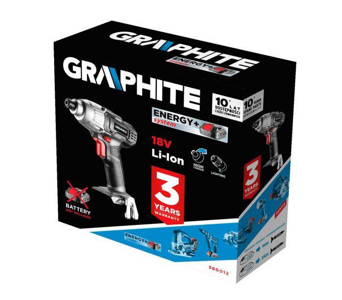 Avvitatore ad impulsi GRAPHITE Energy+ a batteria 18V (non inclusa)