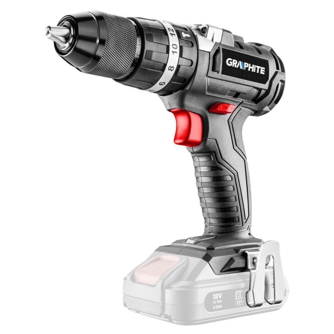 Trapano avvitatore con percussione a batteria (non inclusa) GRAPHITE Energy+
