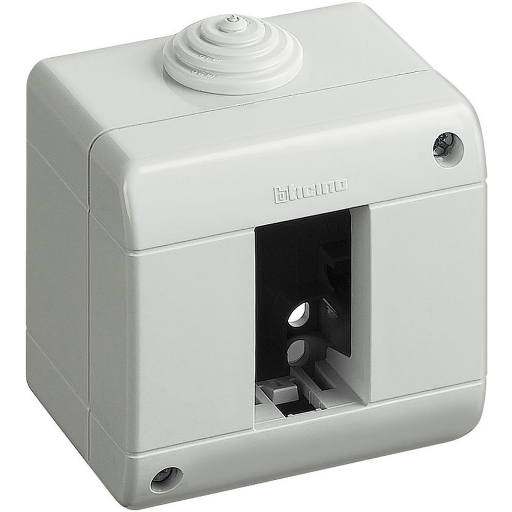 Custodia scatola protettiva per prese e interruttori a muro BTICINO MATIX 25401, grado di protezione IP40, 1 modulo