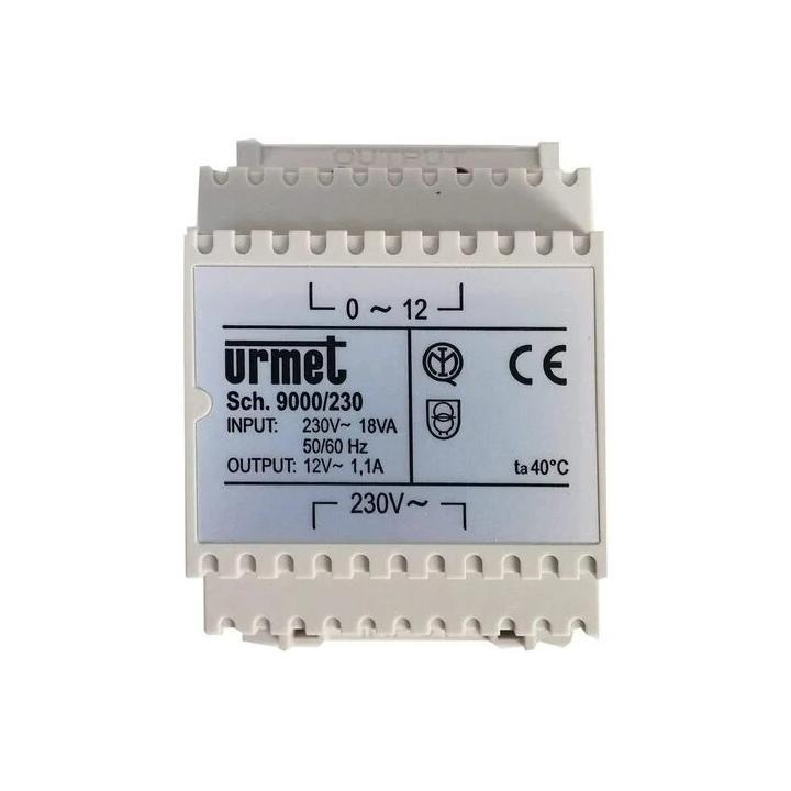 KIT Citofono monofamiliare e bifamiliare URMET 1122/601, 4+N, completo di cornetta Miru00f2 e pulsantiera Mikra