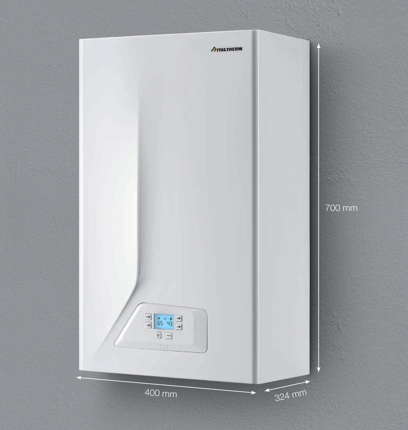 italtherm caldaia murale a condensazione italtherm city class 30 k, 24-30 kw, 17 lt, a gas metano, ita 301001420 - foto 4