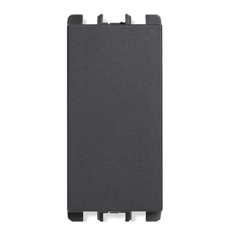 Copriforo interruttore elettrico falso polo URMET NEA 10350, 1 modulo grigio