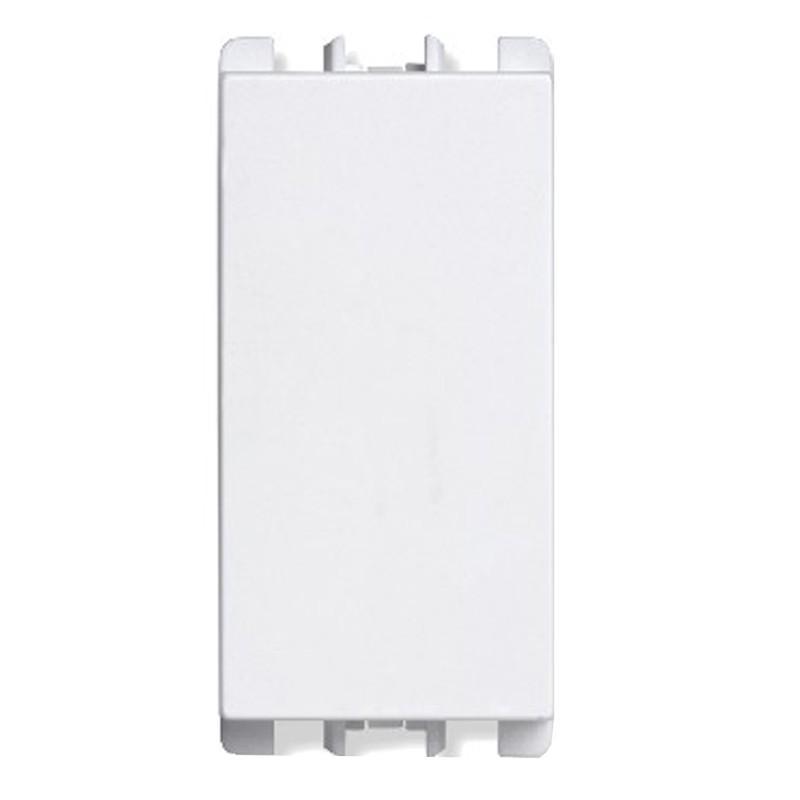 Copriforo interruttore elettrico falso polo URMET NEA 10350.B, 1 modulo bianco