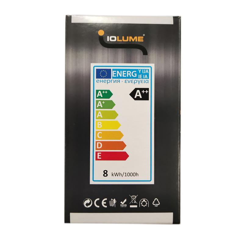Lampadina a LED E27 IOLUME 8W, 4000K, 1055 lm, luce naturale