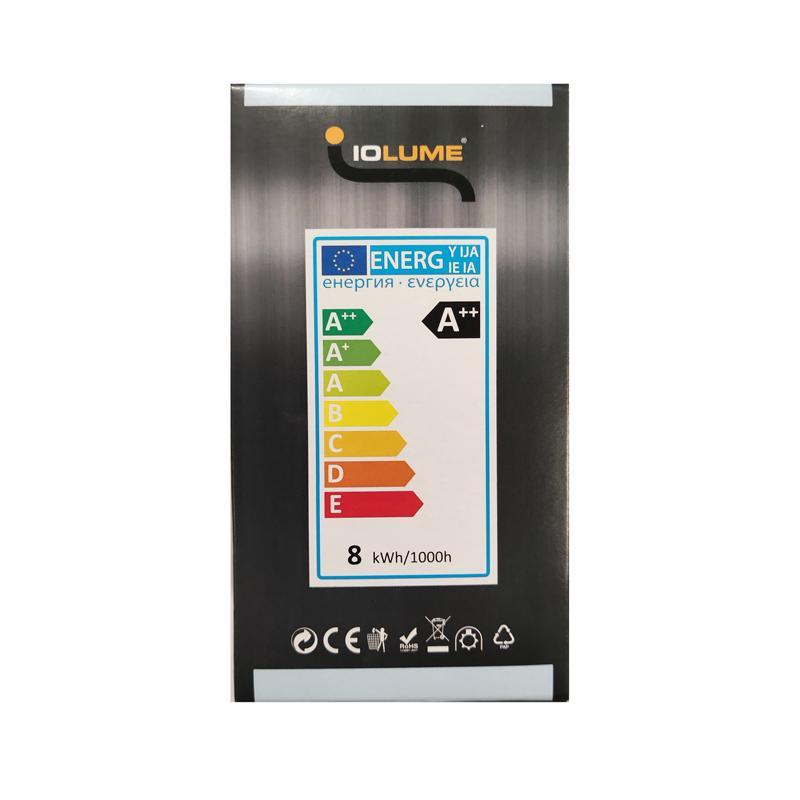Lampadina a LED E27 IOLUME 8W, 6500K, 1055 lm, luce fredda