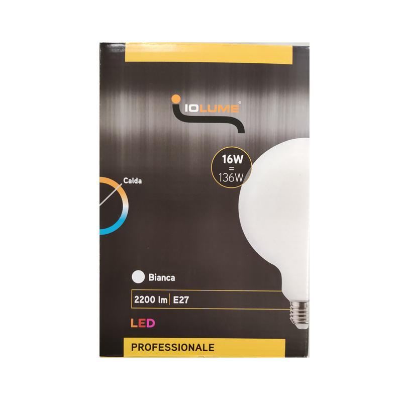 Lampadina a LED E27 IOLUME 16W, 3000K, 2200 lm, luce calda
