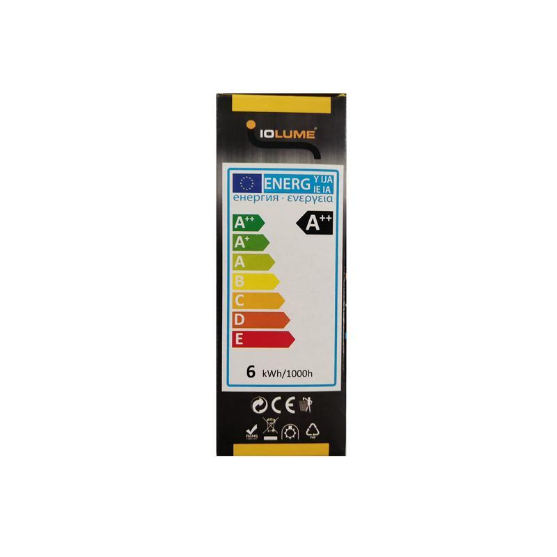 Lampadina a LED E14 IOLUME 6W, 3000K, 806 lm, luce calda