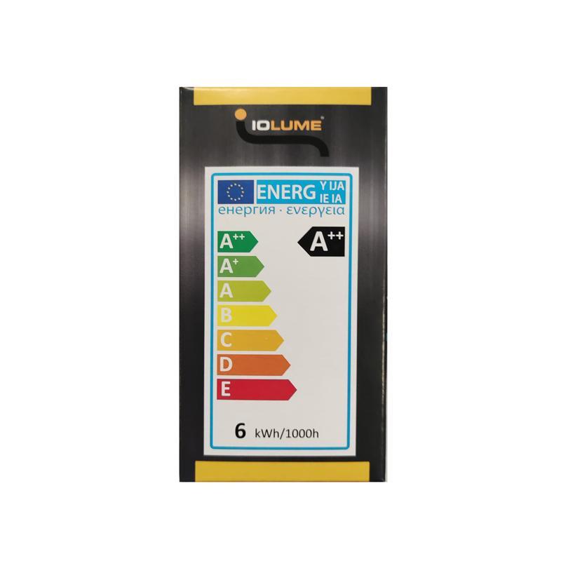 Lampadina a LED E27 IOLUME 6W, 3000K, 806 lm, luce calda