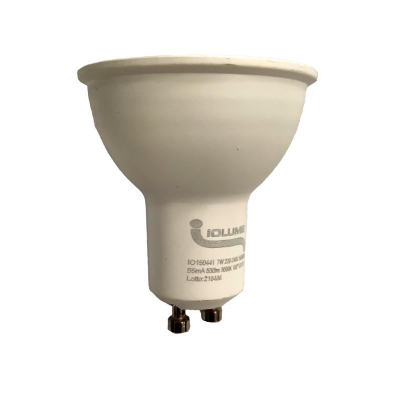 Faretto LED GU10 IOLUME 7W, 6500K, 530 lm, luce fredda
