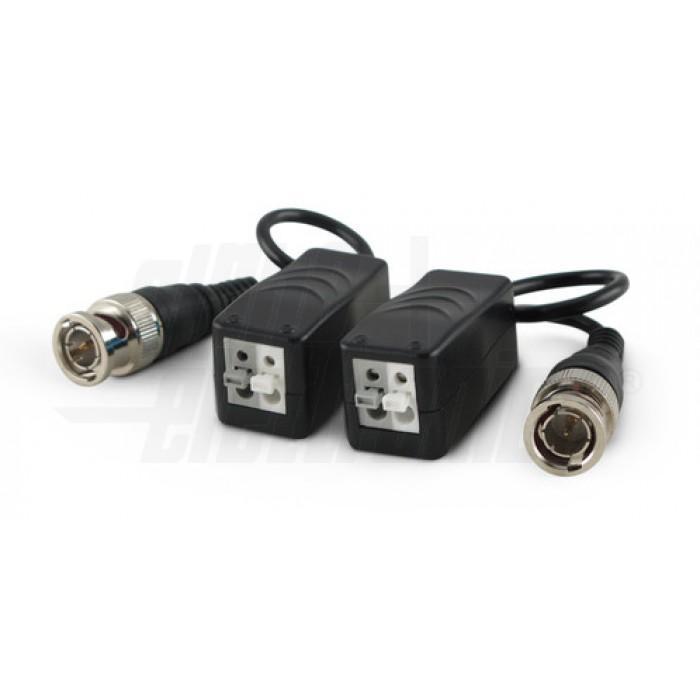 Convertitore video Balun passivo ALPHA ELETTRONICA, 1 canale HD con cavetto