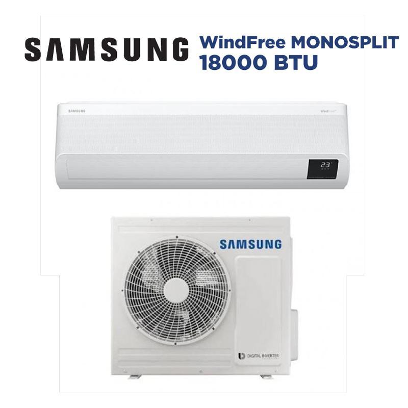 Condizionatore Samsung Windfree Avant S2 18000 BTU monosplit Wi-Fi A+++ AR70F18C1AWNEU + AR70F18C1AWXEU
