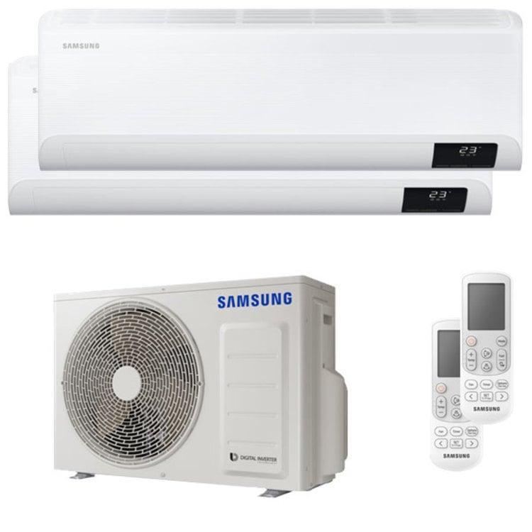 Condizionatore Samsung Windfree Avant S2 9000+9000 BTU dual split Wi-Fi A+++ AJ040TXJ2KG/EU + AR70F09C1AWNEU + AR70F09C1AWNEU