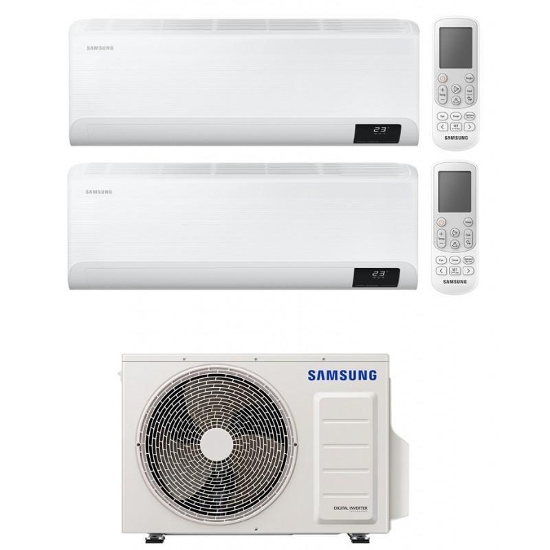 Condizionatore Samsung Windfree Avant S2 12000+9000 BTU dual split Wi-Fi A+++ AJ040TXJ2KG/EU + AR70F12C1AWNEU + AR70F09C1AWNEU
