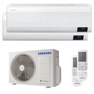 Condizionatore  windfree avant s2 12000+12000 btu dual split wi-fi a+++ aj050txj2kg/eu + ar70f12c1awneu + ar70f12c1awneu